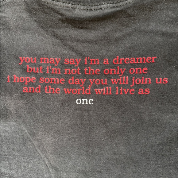 Vintage John Lennon Imagine Tee Shirt 1998 Size L Made In USA - Picture 2 of 5